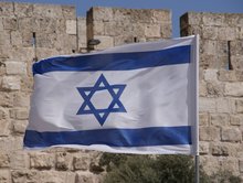 Israel vlag extra groot!