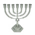 Menorah zilver met Davidster