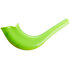 Vrolijke plastic shofar - groen